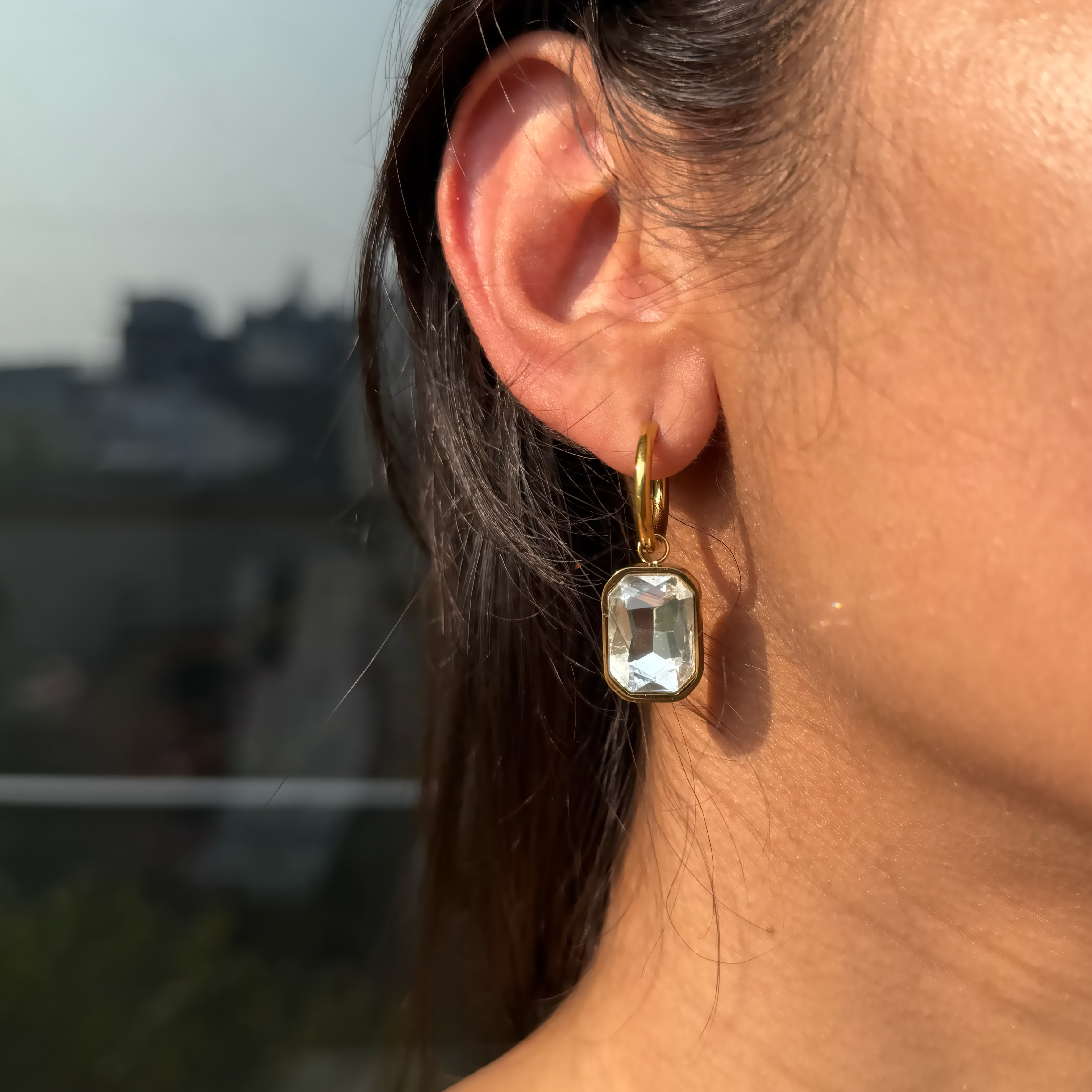 Royal Blanc Drop Earrings