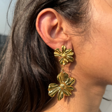 TROPICAL EARRINGS - 18K GOLD-PLATED