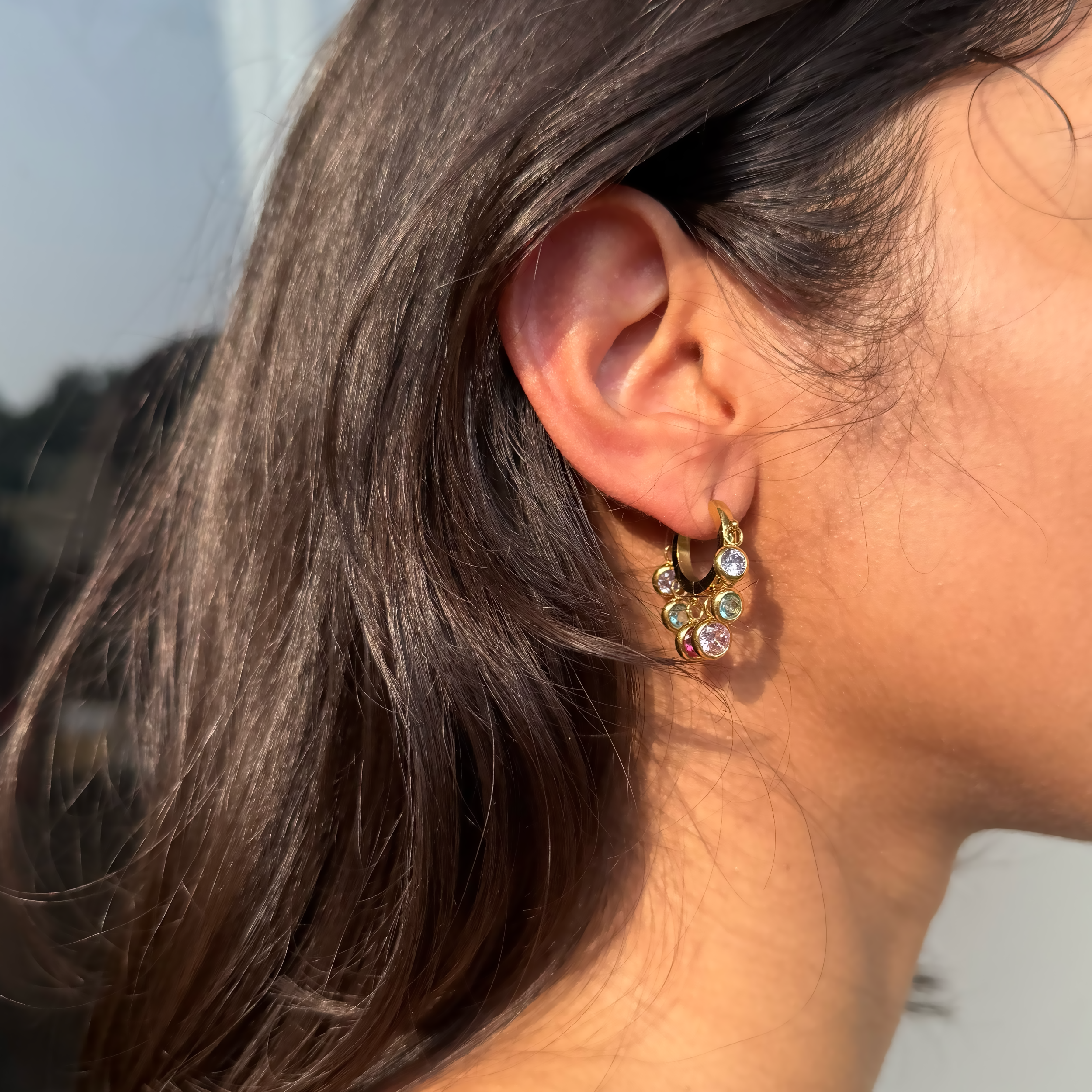 Regal Multi-Color Hoops