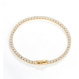 TENNIS BRACELET - 18K GOLD-PLATED