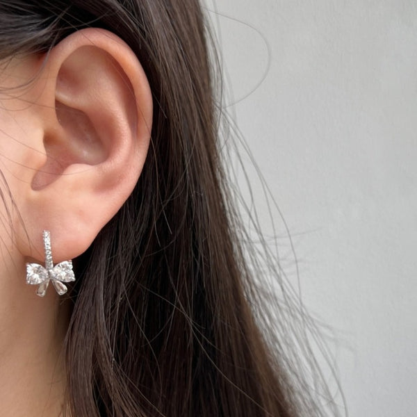 BOW-TIFUL EARRINGS - Fine Silver