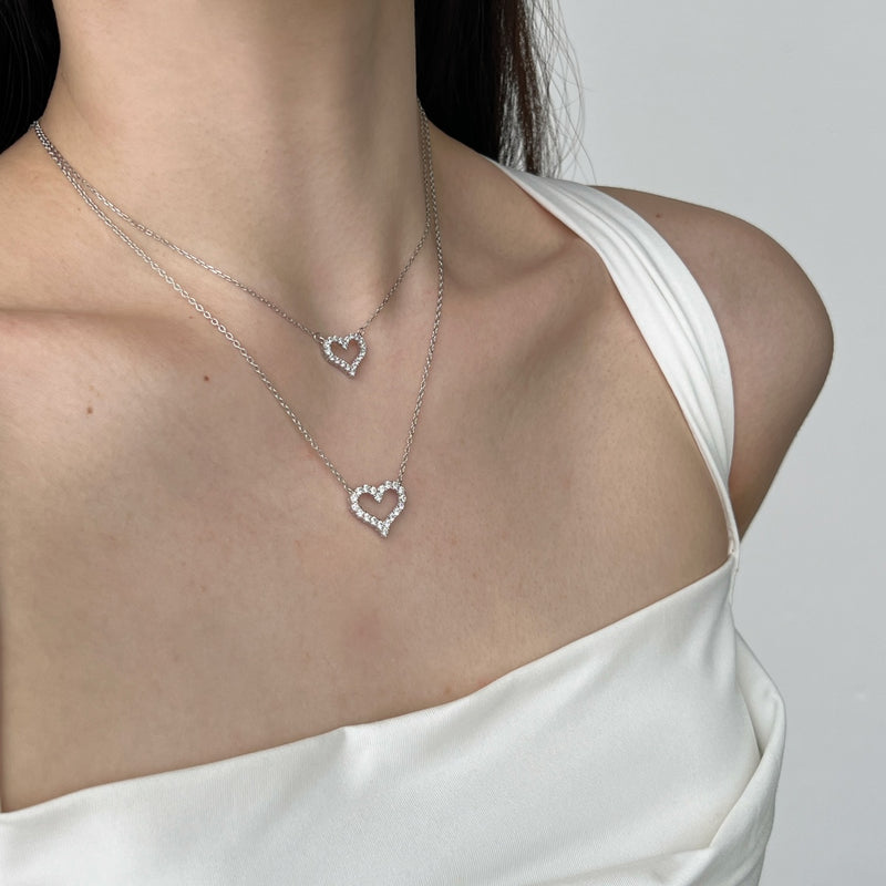 SHOW YOUR LOVE NECKLACE - Fine Silver