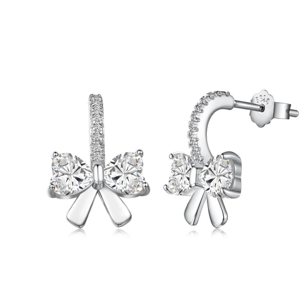 BOW-TIFUL EARRINGS - Fine Silver