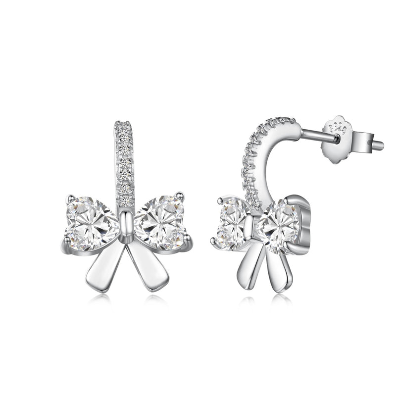 BOW-TIFUL EARRINGS - Fine Silver