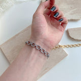 LINK BRACELET - Fine Silver