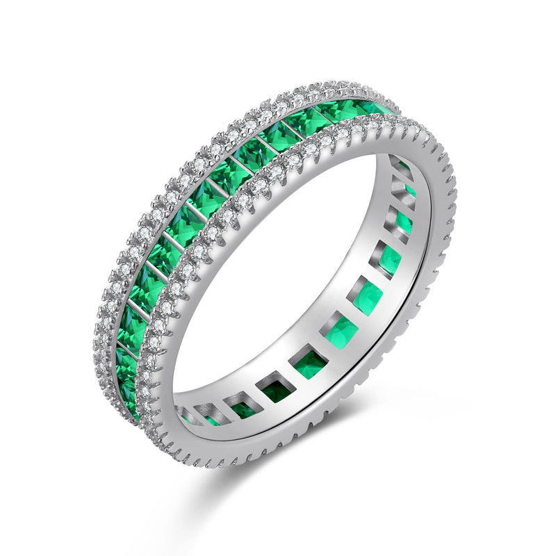 VERTE BAND  RING - Fine Silver