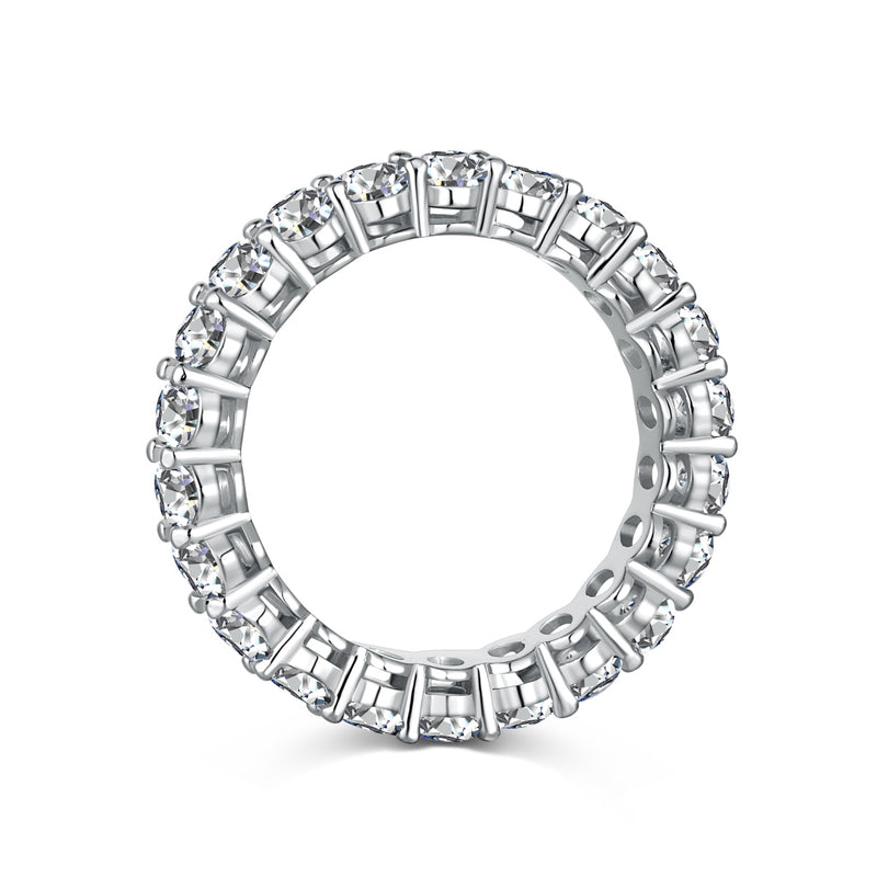 PETITE OVAL ETERNITY RING - Fine Silver