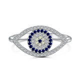 MASTER EVIL EYE RING - Fine Silver