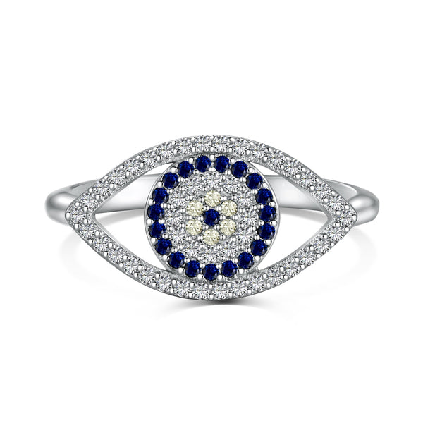 MASTER EVIL EYE RING - Fine Silver