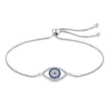 EVIL EYE BRACELET - Fine Silver