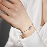 EVIL EYE BRACELET - Fine Silver