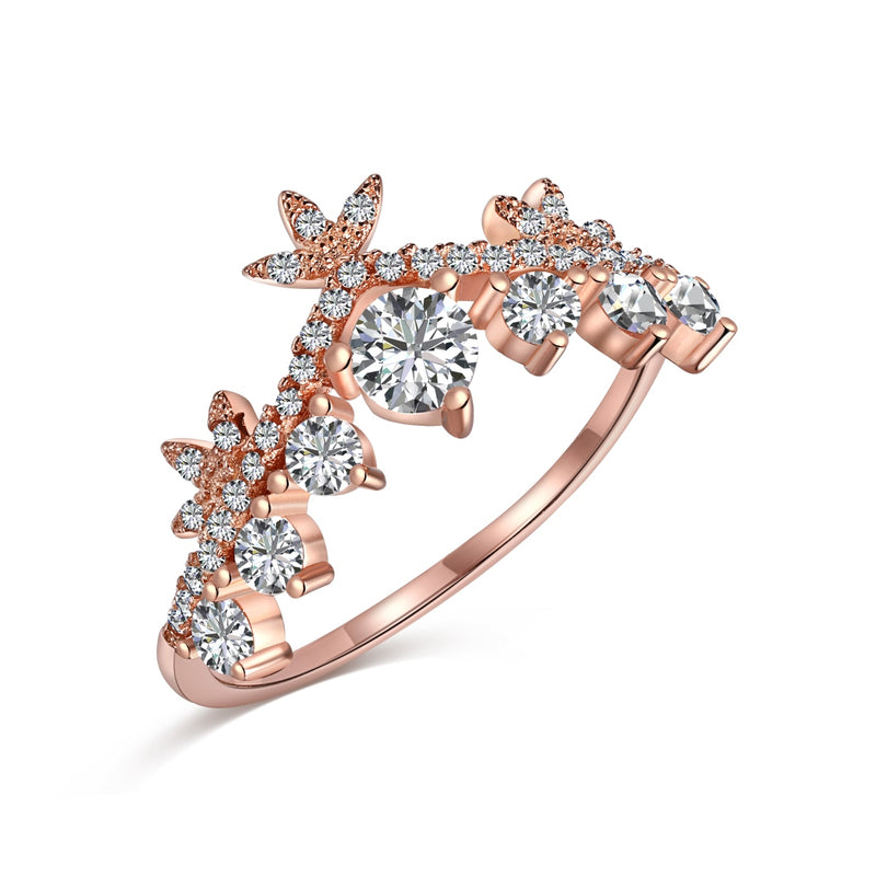 DAINT ROSE GOLD RING - Fine Silver