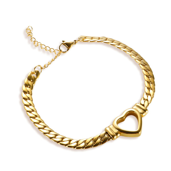 HEARTSTRUCK CHOKER/NECKLACE - 18K GOLD-PLATED