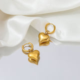 HEARTS FOR YOU EARRINGS - 18K GOLD-PLATED