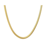 SNAKE CHAIN NECKLACE - 18K GOLD-PLATED