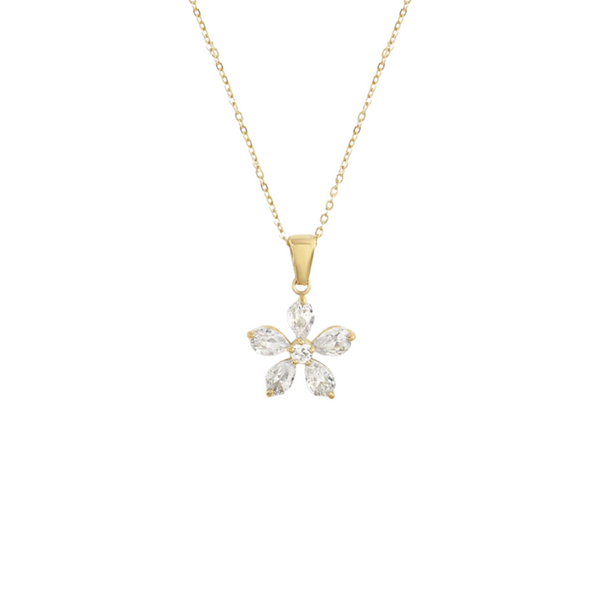 FLORA NECKLACE - 18K GOLD-PLATED