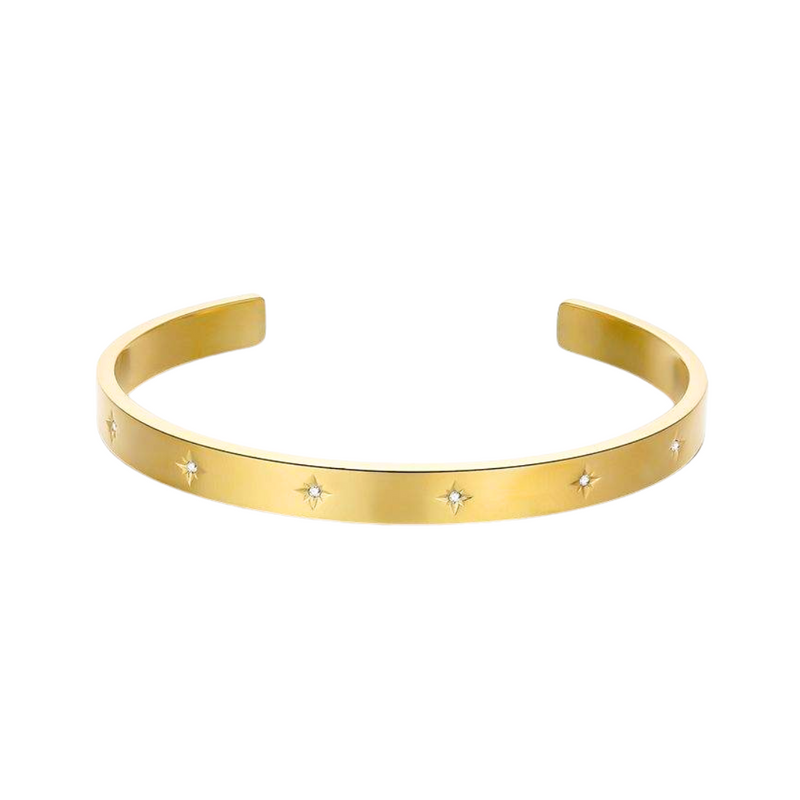 STACK IT UP BRACELET - 18K GOLD-PLATED