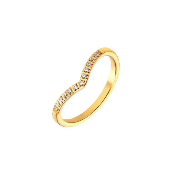 WISHBONE RING - 18K GOLD-PLATED – Bria Jewels