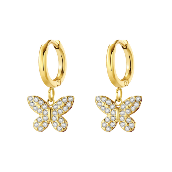 FREE SPIRIT EARRINGS - 18K GOLD-PLATED