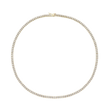 TENNIS NECKLACE - 18K GOLD-PLATED