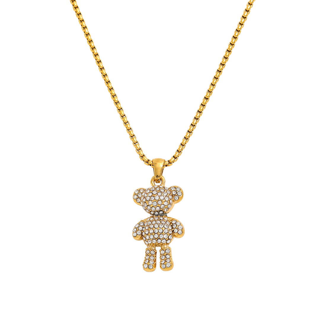 Studded Teddy Necklace