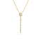 Multistone Lariat Necklace