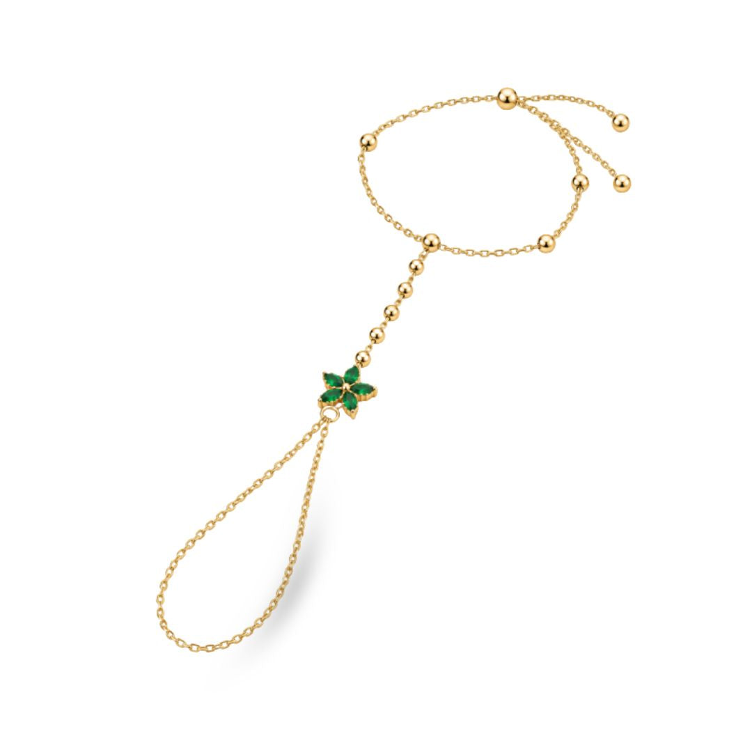 Verde Floral Handchain
