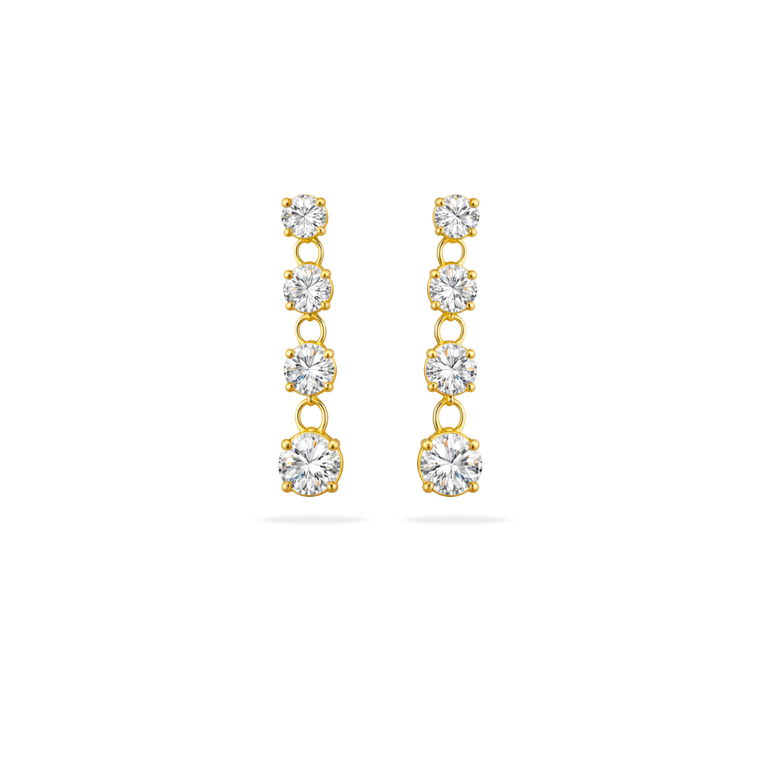 Solitaire Dangler Earrings
