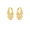 Regal Charm Hoops