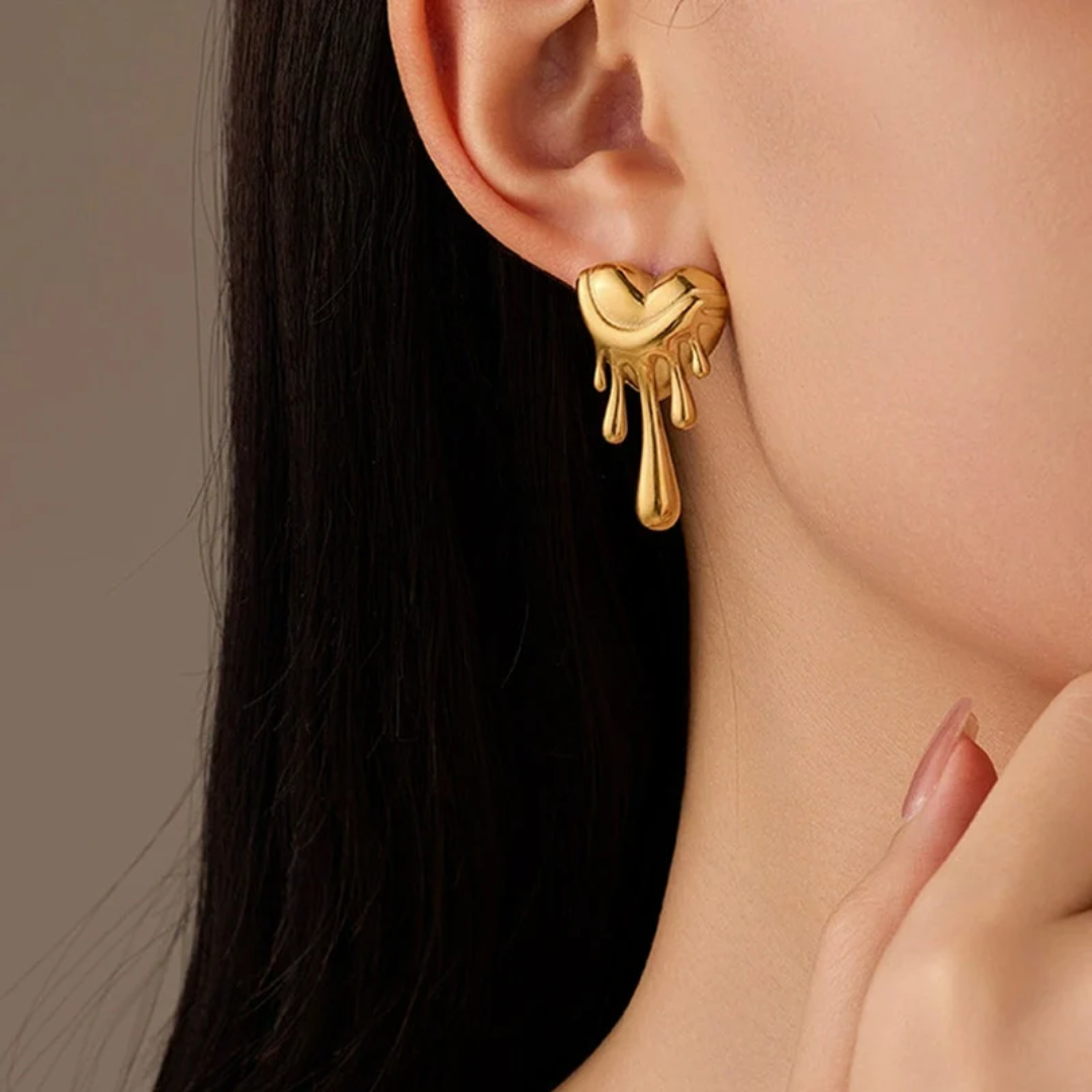 Molten Heart Earrings