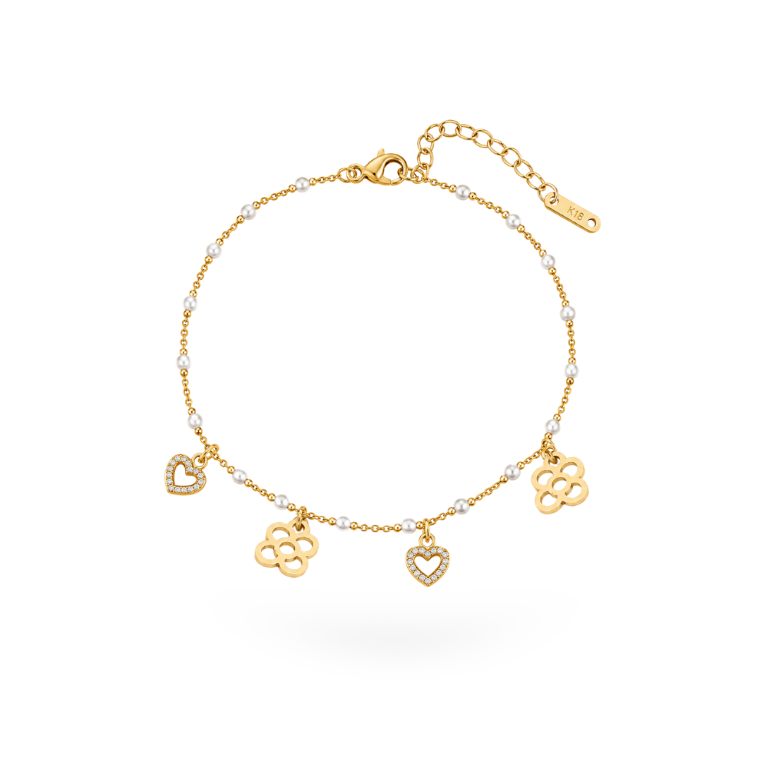 Beaded Charm Bracelet