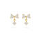 Studded Bow Earrings
