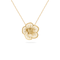 Etched Flower Necklace