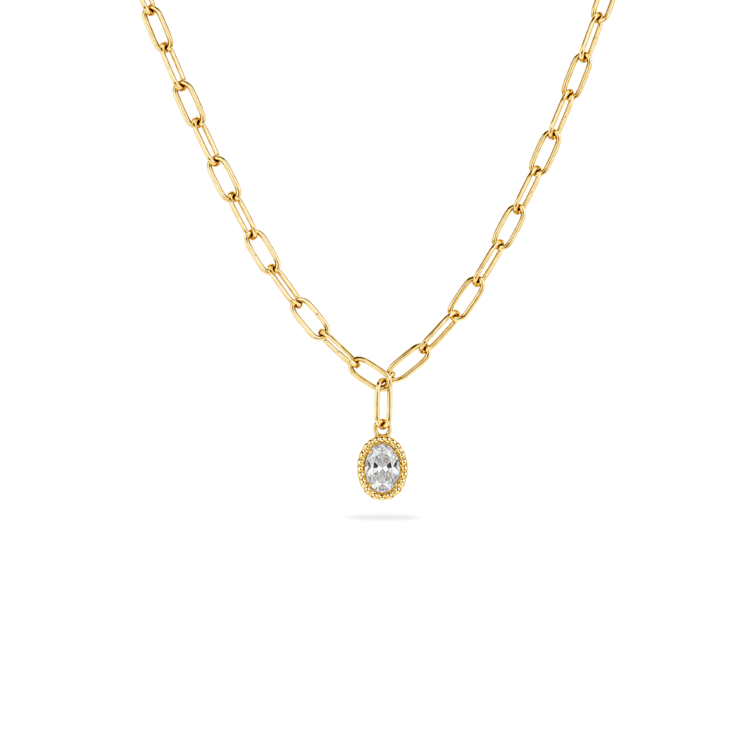 Bold Link Drop Necklace