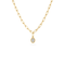 Bold Link Drop Necklace