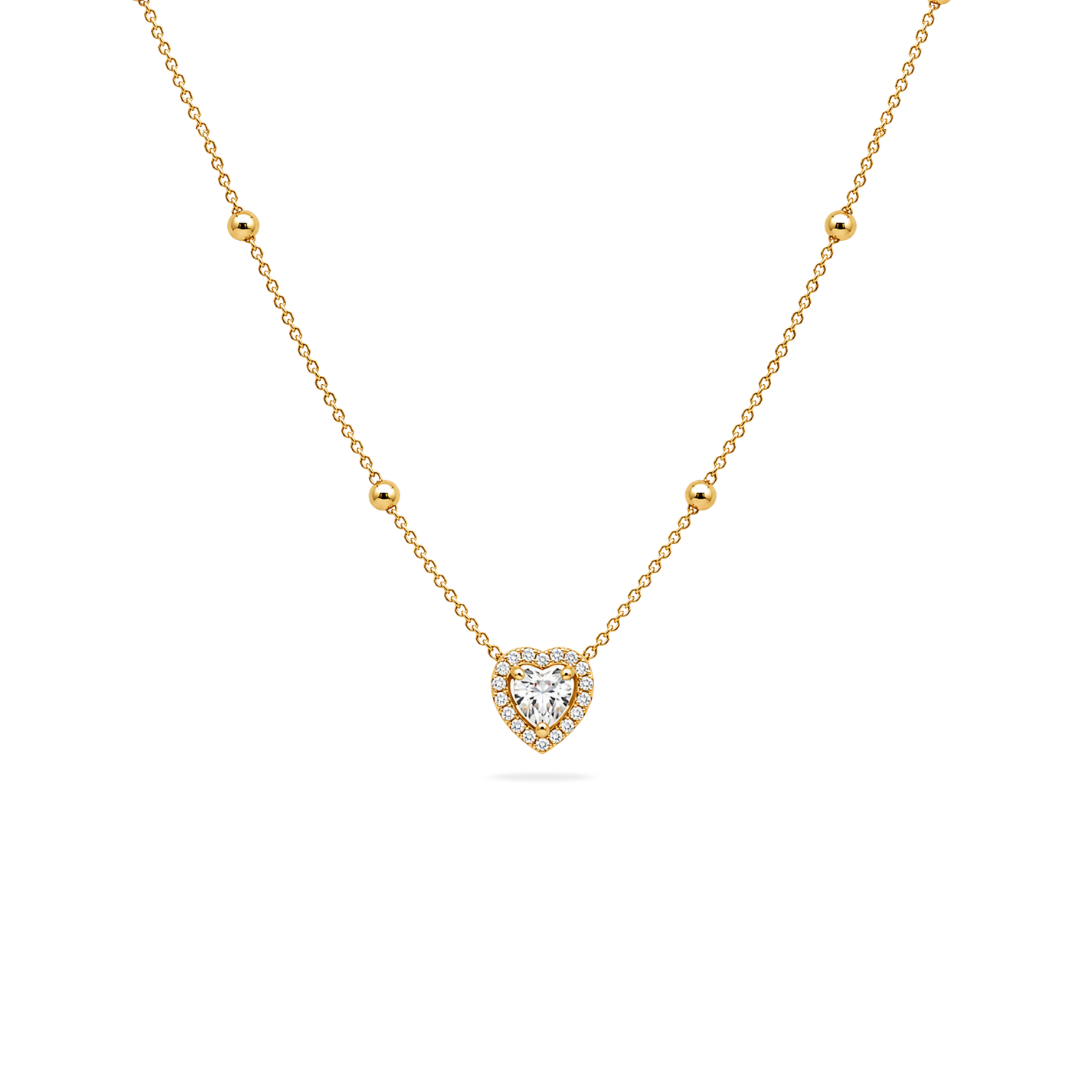 Halo Heart Necklace