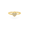 Studded Heart Ring
