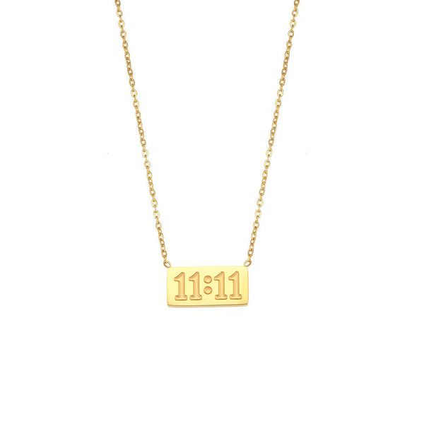 11:11 WISH NECKLACE - 18K GOLD-PLATED