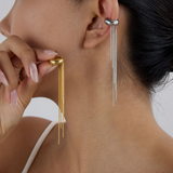TASSLE EAR CUFF - 18K GOLD-PLATED