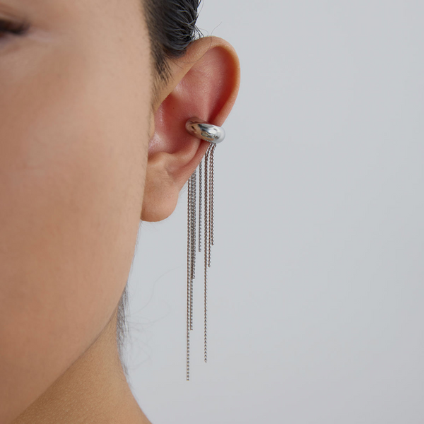 TASSLE EAR CUFF - 18K GOLD-PLATED