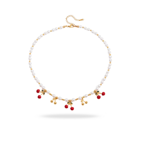JUICY SUMMER NECKLACE - 18K GOLD-PLATED