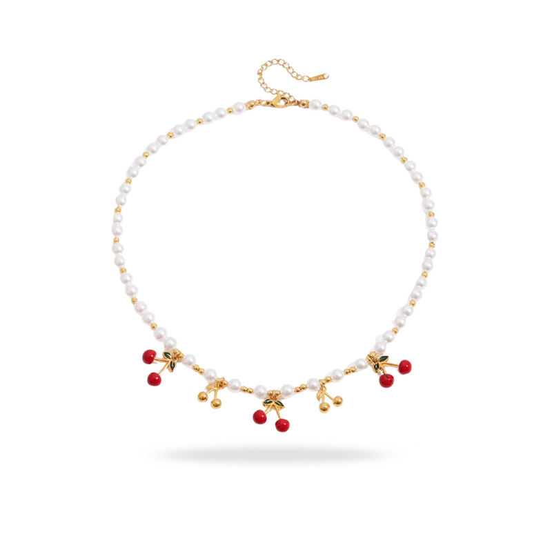 JUICY SUMMER NECKLACE - 18K GOLD-PLATED