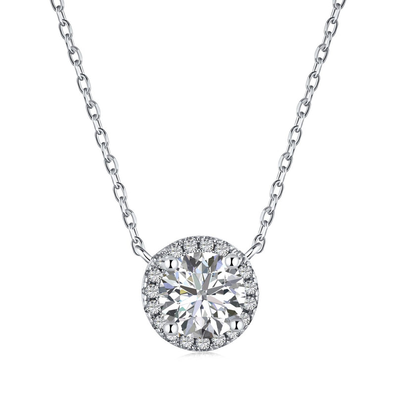 LUMEN SOLITAIRE NECKLACE - Fine Silver