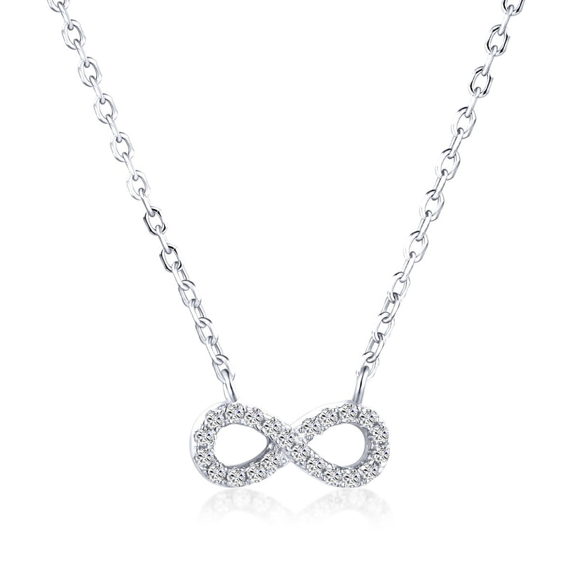 INFINITY NECKLACE - Fine Silver