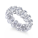 OVAL ETERNITY RING - Fine Silver