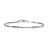 TENNIS ANKLET (2MM) - Fine Silver