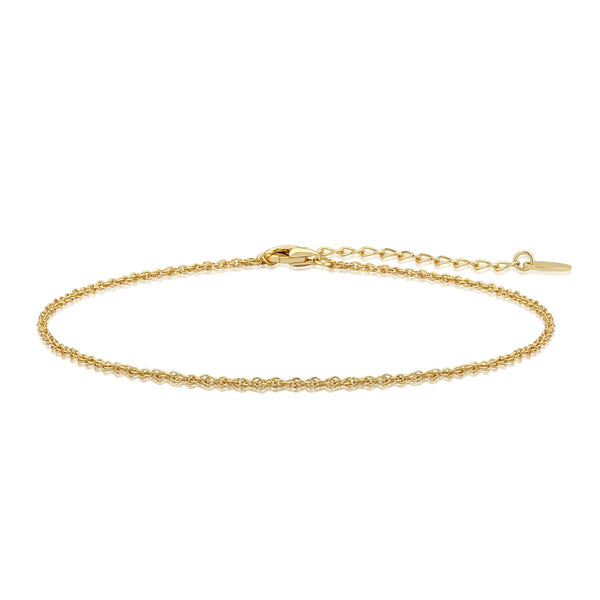 THE MINIMALIST ANKLET - Fine Silver