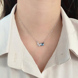 PETITE BUTTERFLY NECKLACE - Fine Silver