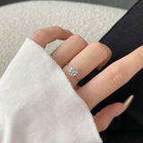 SOLITAIRE RESIZABLE RING - Fine Silver